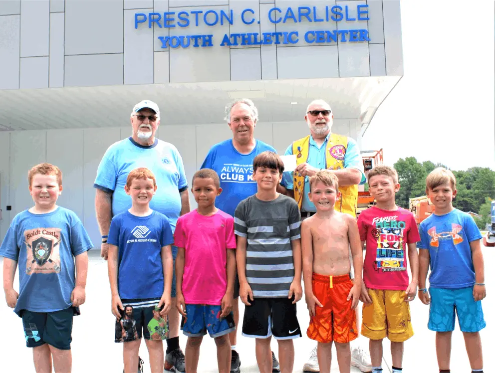 Ogdensburg Lions Preston C. Carlisle Youth Athletic Center project: Playing a positive role in the lives of local youth, the new center will have programming for separate age and gender groups allowing the expansion of offerings for all athletes.  The facility will have a tremendous impact on the underserved community giving youth a safe place to go with adults to serve as role models and mentors.